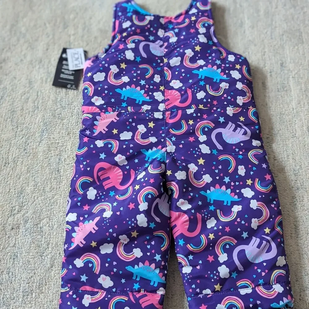 NWT Purple Unicorn Snowsuit and Size 4 Boots Set